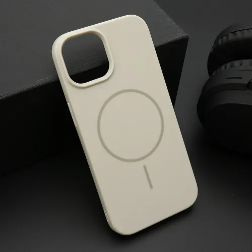 Futrola - maska JELLY MagSafe za iPhone 15 (6.1) titanijum (MS).