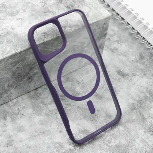 Futrola - maska GRIP GUARD MagSafe za iPhone 14 (6.1) ljubicasta (MS).