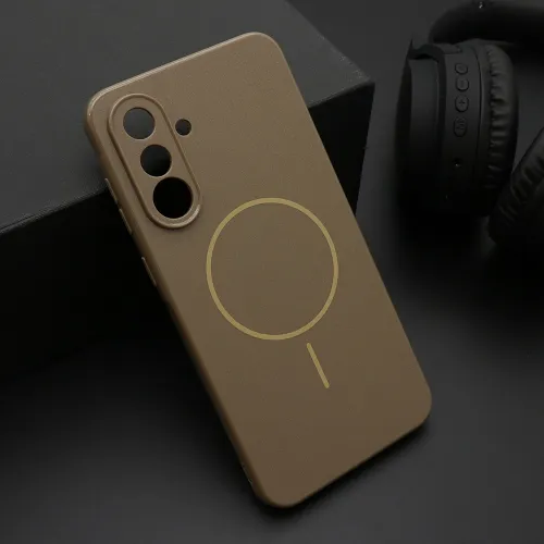 Futrola - maska JELLY MagSafe za Samsung A366 Galaxy A36 5G tamno zlatna (MS).