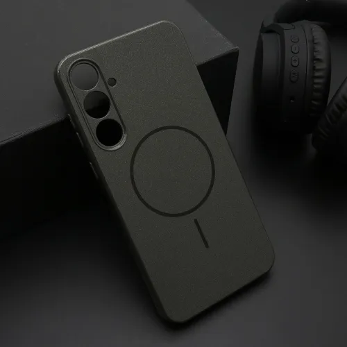 Futrola - maska JELLY MagSafe za Samsung A556 Galaxy A55 5G crna (MS).