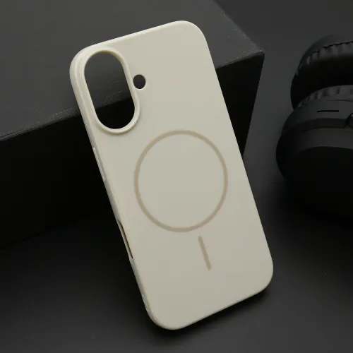Futrola - maska JELLY MagSafe za iPhone 16 (6.1) titanijum (MS).