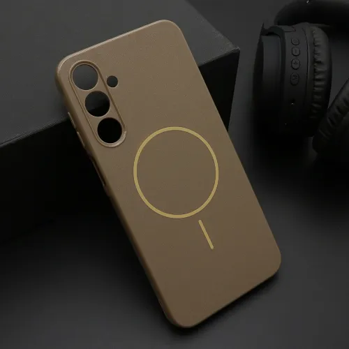 Futrola - maska JELLY MagSafe za Samsung A166 Galaxy A16 5G tamno zlatna (MS).