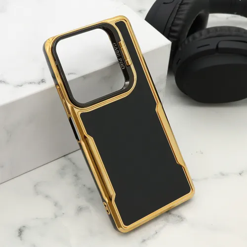 Futrola - maska GOLD LUXE za Xiaomi Redmi Note 13 Pro 4G crna (MS).