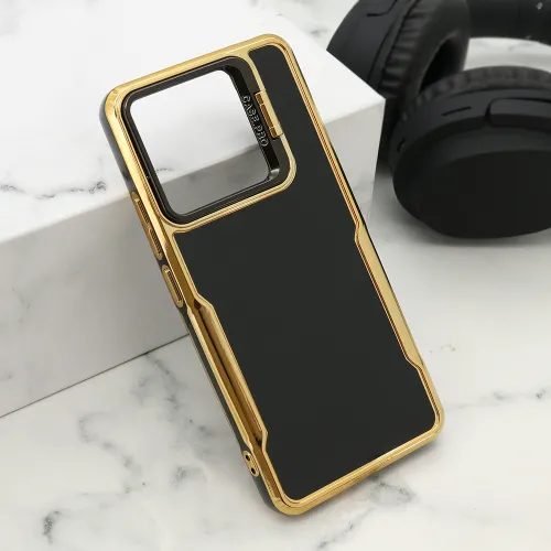 Futrola - maska GOLD LUXE za Xiaomi Redmi Note 13 4G crna (MS).