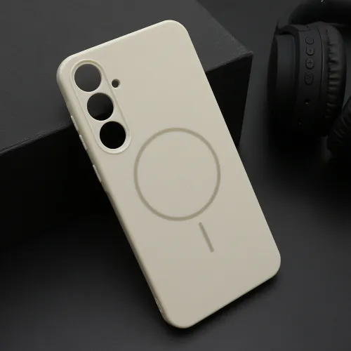 Futrola - maska JELLY MagSafe za Samsung A556 Galaxy A55 5G titanijum (MS).