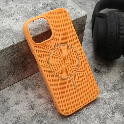 Futrola - maska LUME MagSafe za iPhone 15 (6.1) narandzasta (MS).