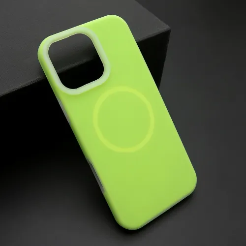 Futrola - maska PASTEL COLOR MagSafe za iPhone 16 Pro Max (6.9) zelena (MS).