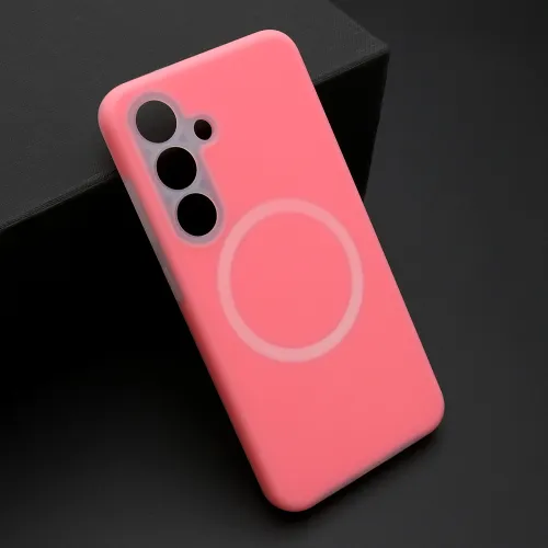 Futrola - maska PASTEL COLOR MagSafe za Samsung S931 Galaxy S25 5G pink (MS).