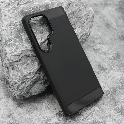 Silikonska futrola - maska BRUSHED za Samsung S938 Galaxy S25 Ultra 5G crna (MS).
