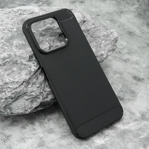 Silikonska futrola - maska BRUSHED za Huawei Honor X8c crna (MS).