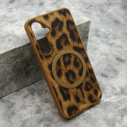 Futrola - maska ROAR STYLE MagSafe za Samsung S921 Galaxy S24 5G braon (MS).