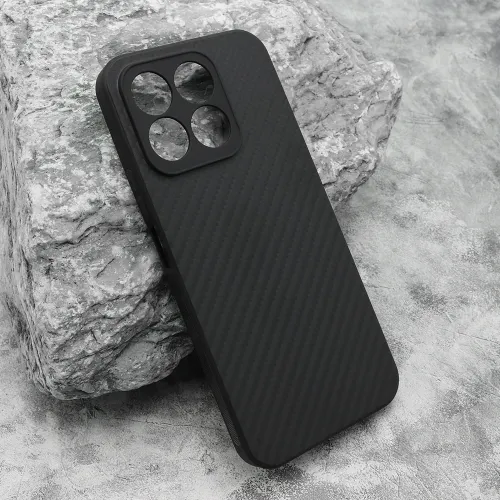 Silikonska futrola - maska CARBON LIGHT za Huawei Honor X8c crna (MS).