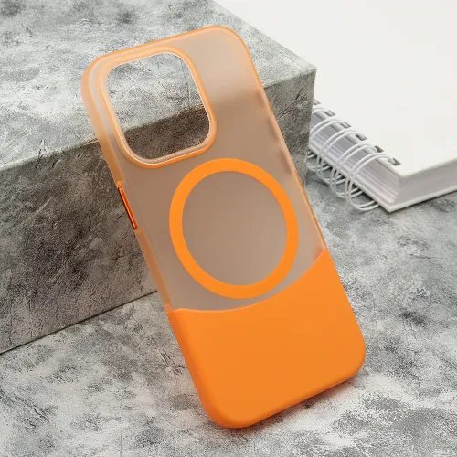 Futrola - maska PUZZLE za iPhone 15 Pro (6.1) narandzasta (MS).