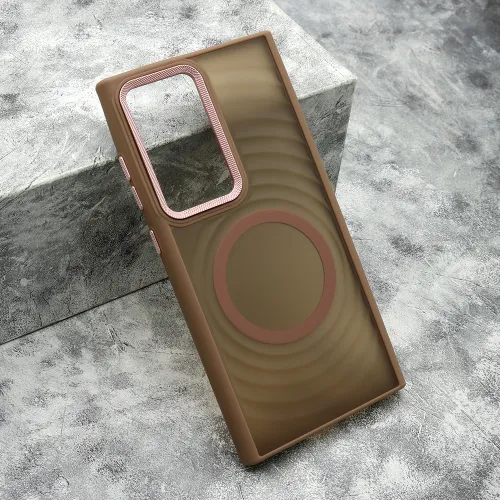 Futrola - maska RADIAN MagSafe za Samsung S928 Galaxy S24 Ultra 5G zlatna (MS).