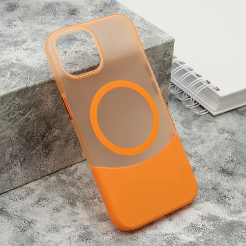 Futrola - maska PUZZLE za iPhone 15 (6.1) narandzasta (MS).