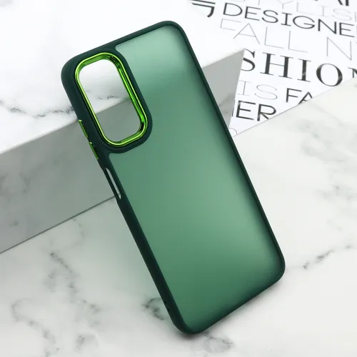 Futrola - maska SHINING CAMERA za Samsung A057 Galaxy A05s zelena (MS).