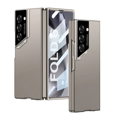 Futrola - maska REFINED CAMERA za Samsung Galaxy Z Fold 6 5G zlatna (GKK case) (MS).