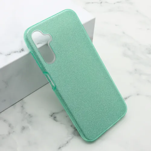 Silikonska futrola - maska GLITTER SHOW YOURSELF za Samsung A145R Galaxy A14 4G/Galaxy A14 5G tirkizna (MS).