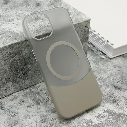 Futrola - maska PUZZLE za iPhone 15 (6.1) siva (MS).