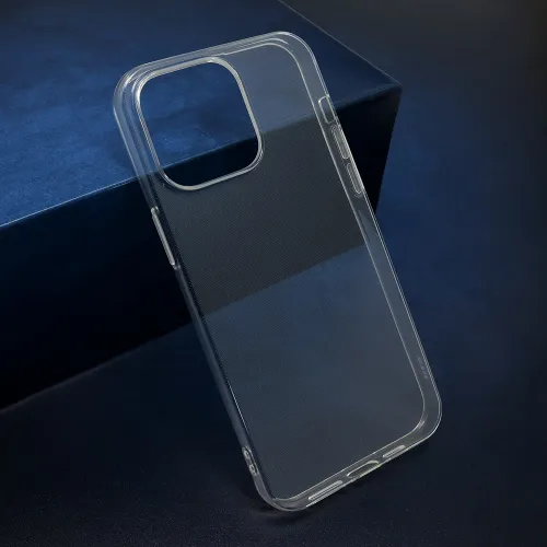 Silikonska futrola - maska CLEAR STRONG za iPhone 15 Pro Max (6.7) providna (MS).