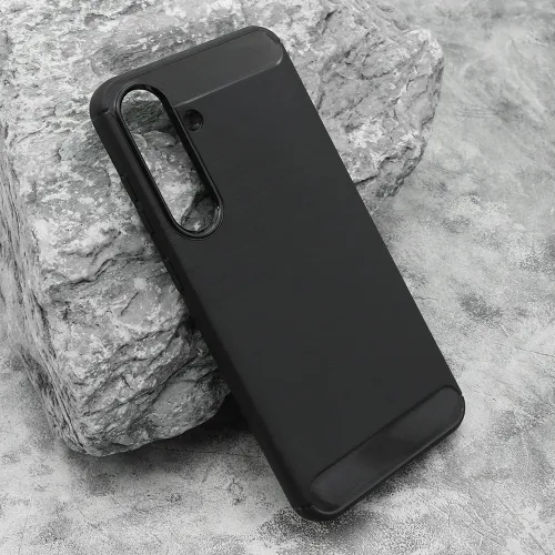 Silikonska futrola - maska BRUSHED za Samsung S936 Galaxy S25 Plus 5G crna (MS).