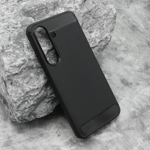 Silikonska futrola - maska BRUSHED za Samsung S931 Galaxy S25 5G crna (MS).
