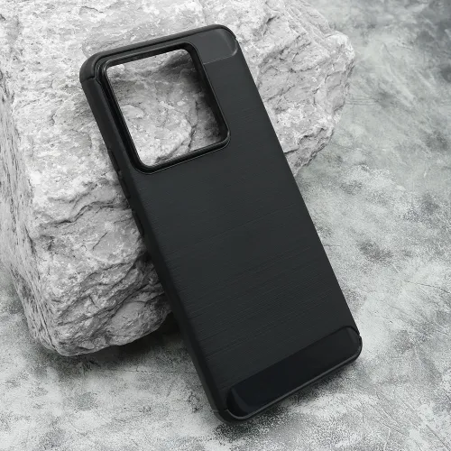 Silikonska futrola - maska BRUSHED za Xiaomi 13T/13T pro crna (MS).