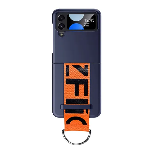 Futrola - maska RING WRAP za Samsung F721B Samsung F721 Galaxy Z Flip 4 plava (MS).