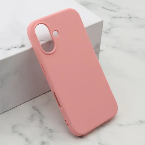 Futrola - maska Soft Silicone za iPhone 16 (6.1) roze (MS).