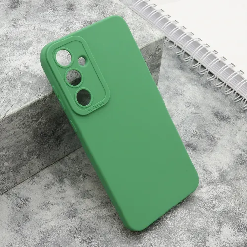 Silikonska futrola - maska Pro Camera za Samsung A556 Galaxy A55 5G tamno zelena (MS).