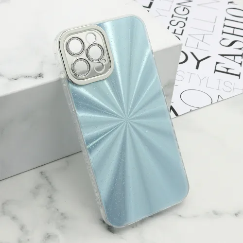 Futrola - maska SPARKLING SHINE za iPhone 12 Pro (6.1) svetlo plava (MS).