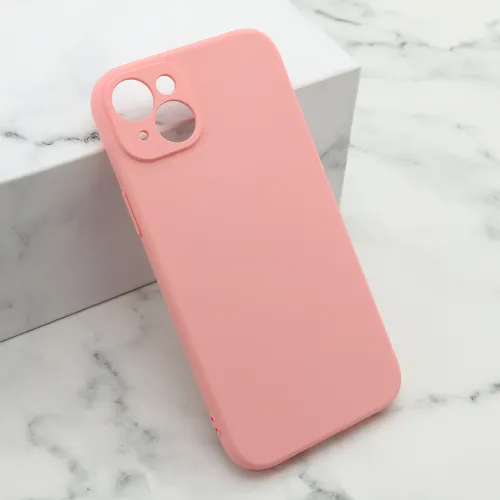 Futrola - maska Soft Silicone za iPhone 15 Plus (6.7) roze (MS).