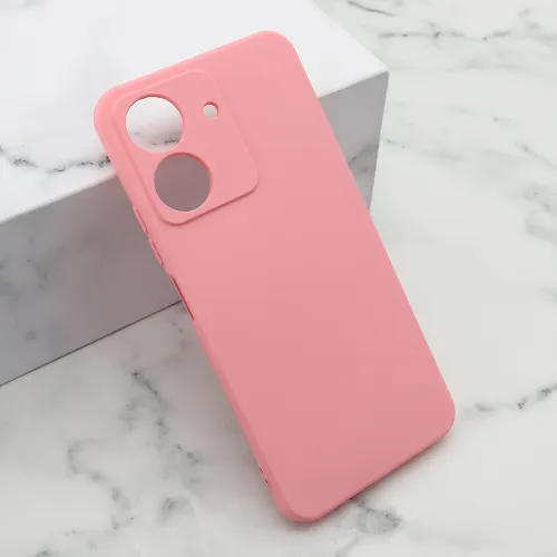 Futrola - maska Soft Silicone za Xiaomi Redmi 13C/Poco C65 pro roze (MS).