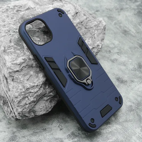 Futrola - maska Square Ring za iPhone 15 Plus (6.7) teget (MS).