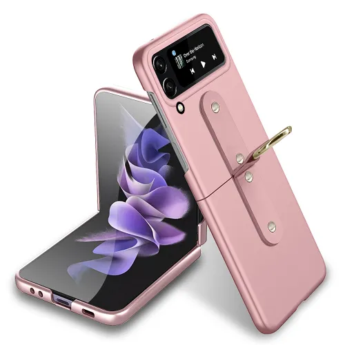 Futrola - maska Slim PC Protective za Samsung F721 Galaxy Z Flip 4 roze (MS).