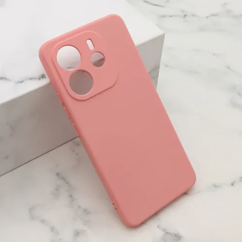 Futrola - maska Soft Silicone za Xiaomi Redmi Note 14 4G roze (MS).