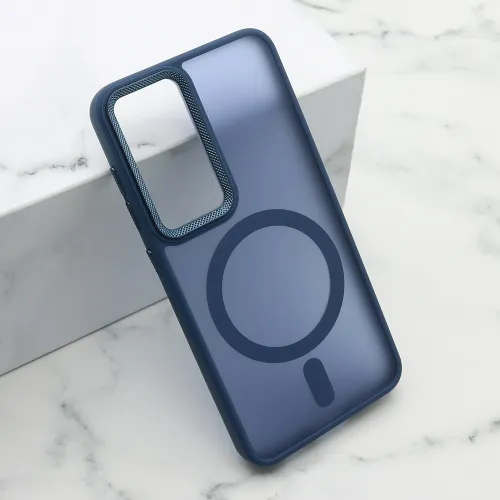 Futrola - maska SILKY MAGSAFE II za Samsung S921 Galaxy S24 5G plava (MS).