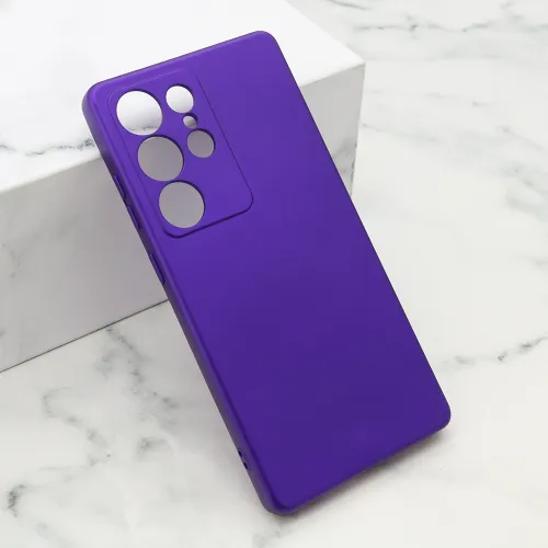 Futrola - maska Soft Silicone za Samsung S938 Galaxy S25 Ultra 5G ljubicasta (MS).