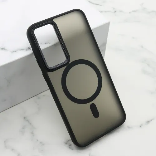 Futrola - maska SILKY MAGSAFE II za Samsung A356 Galaxy A35 5G 5G crna (MS).