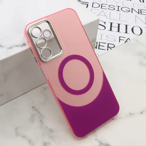 Futrola - maska SPECTRUM RINGS za Samsung A156 Galaxy A15 5G roze (MS).