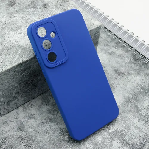 Silikonska futrola - maska Pro Camera za Samsung A556 Galaxy A55 5G tamno plava (MS).