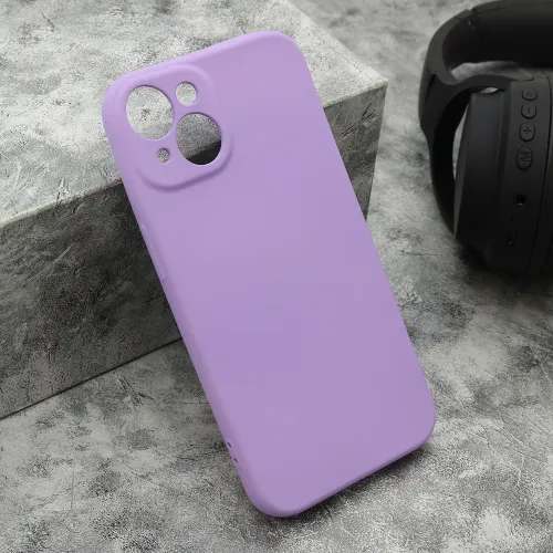 Futrola - maska VELVET TOUCH za iPhone 14 (6.1) ljubicasta (MS).