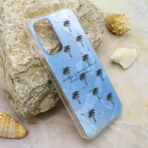 Futrola - maska SUMMER VIBES za Samsung A145R Galaxy A14 4G/Galaxy A14 5G svetlo plava (MS).