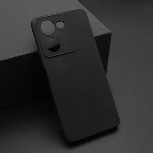 Futrola - maska ultra tanki KOLOR za Vivo Y78 crna (MS).