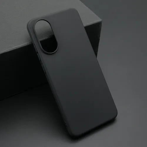 Futrola - maska ultra tanki KOLOR za OPPO A78 crna (MS).