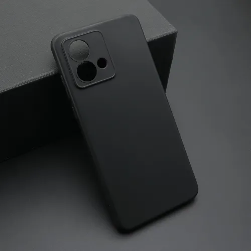 Futrola - maska ultra tanki KOLOR za Motorola Moto G84 crna (MS).