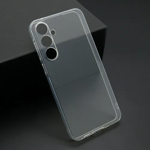 Futrola - maska ultra tanki PROTECT silikon za Samsung A556 Galaxy A55 5G providna (bela) (MS).