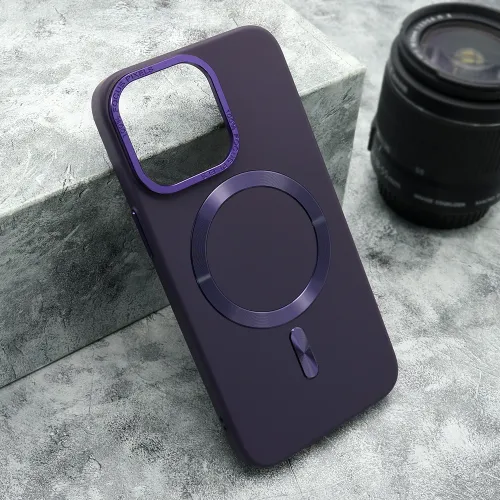Futrola - maska TRUE COLOR MAGSAFE za iPhone 13 Pro (6.1) ljubicasta (MS).