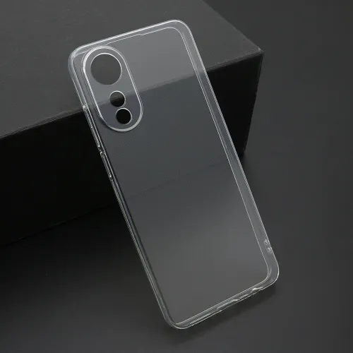 Futrola - maska ultra tanki PROTECT silikon za OPPO A78 4G providna (bela) (MS).