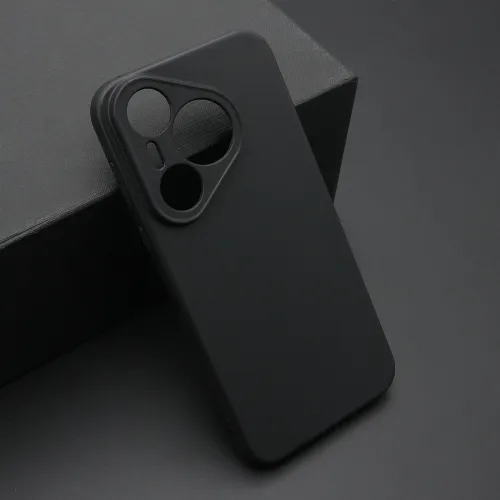 Futrola - maska ultra tanki KOLOR za Huawei Pura 70 crna (MS).